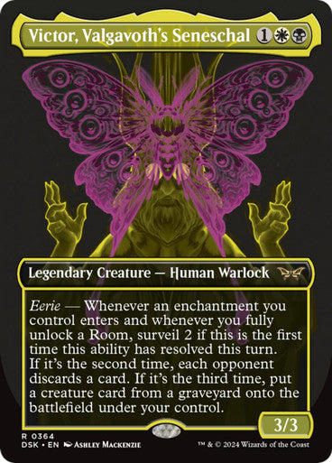 Magic single - Victor, Valgavoth's Seneschal (Borderless Art) (DSK)