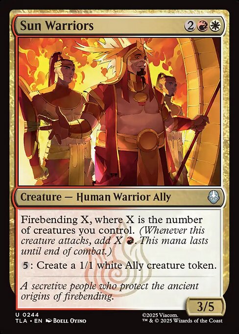 Preview image for the Sun Warriors single card for the collectable card game Magic: The Gathering.
