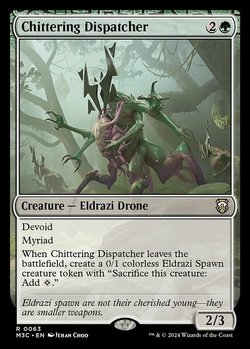 Preview image for the Chittering Dispatcher single card for the collectable card game Magic: The Gathering.