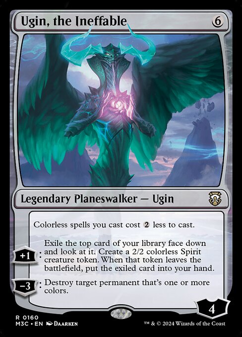 Preview image for the Ugin, the Ineffable single card for the collectable card game Magic: The Gathering.