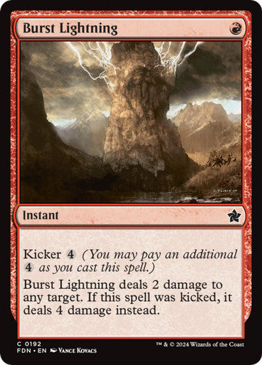 Magic Single - Burst Lightning (FDN)