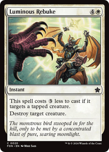 Magic Single - Luminous Rebuke (FDN)