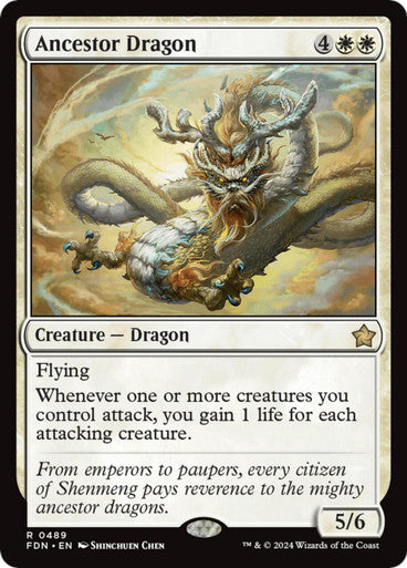 Magic single -  Ancestor Dragon (FDN)