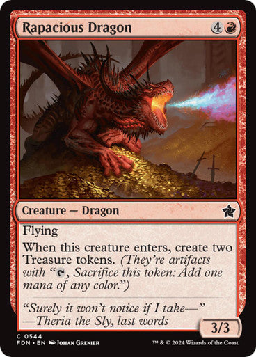 Magic single - Rapacious Dragon (FDN)