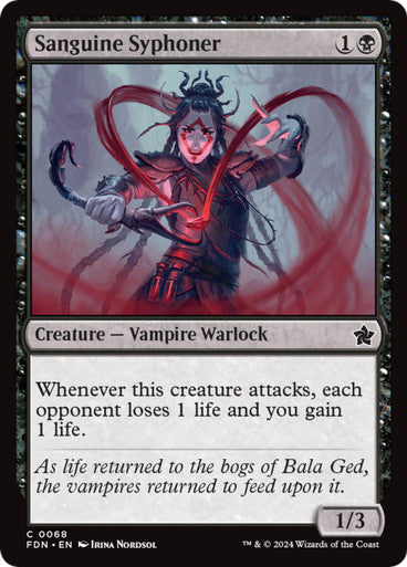 Magic Single - Sanguine Syphoner (FDN)