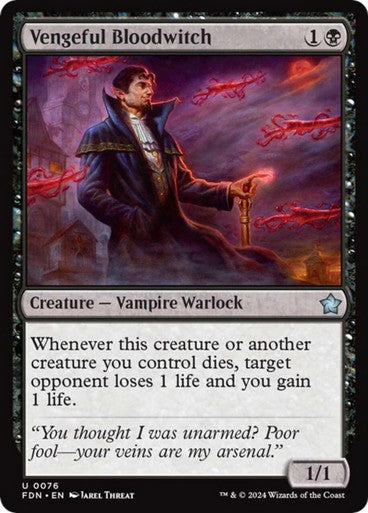 Magic Single - Vengeful Bloodwitch (FDN)