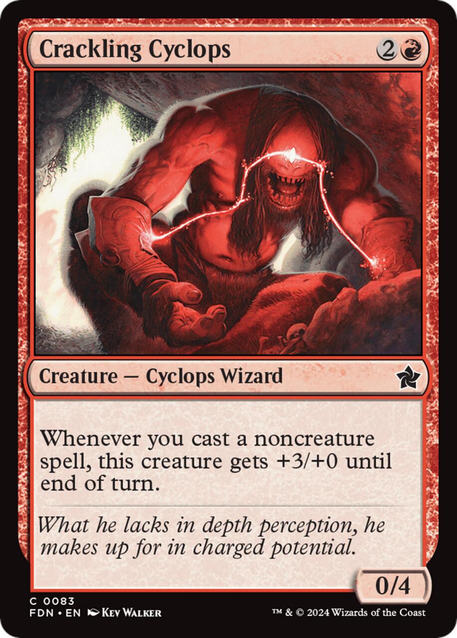 Magic Single - Crackling Cyclops (FDN)