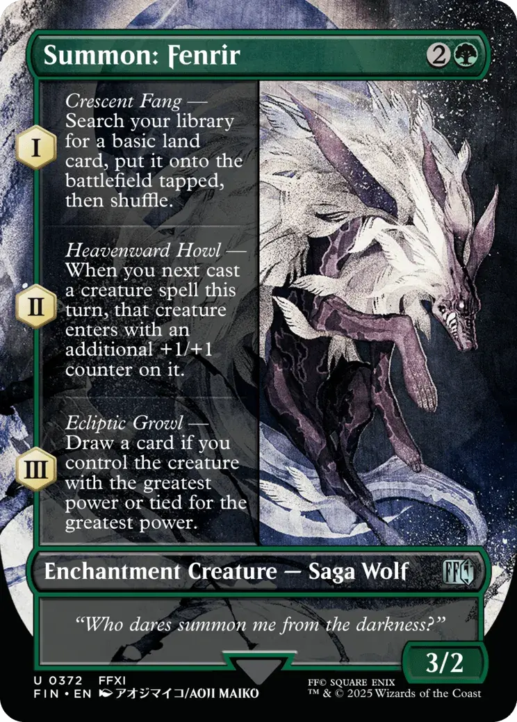 Summon: Fenrir