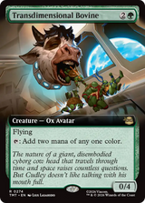 Transdimensional Bovine (Extended Art Foil)