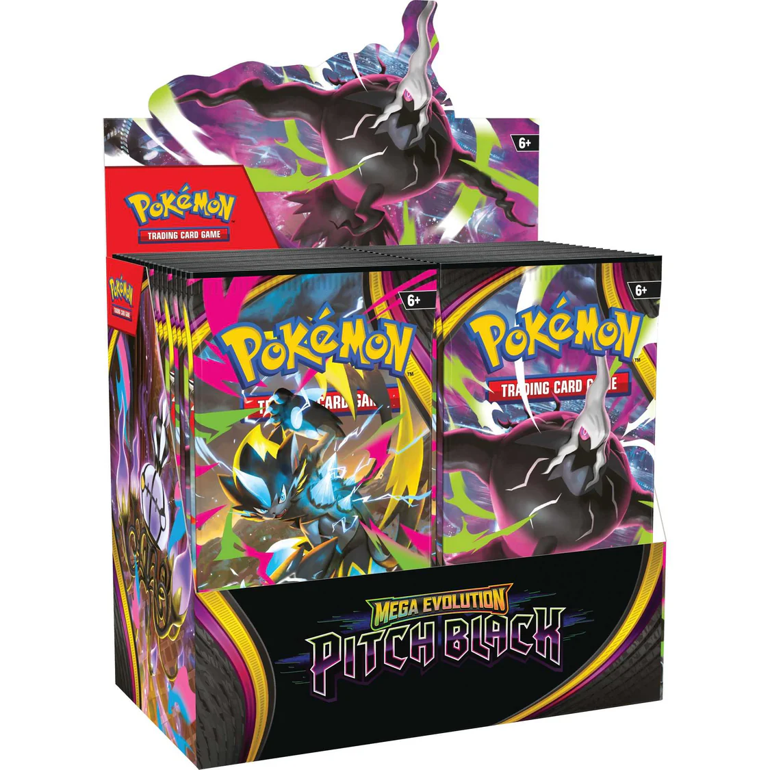 Pokemon TCG: Mega Evolution Pitch Black - Booster Display