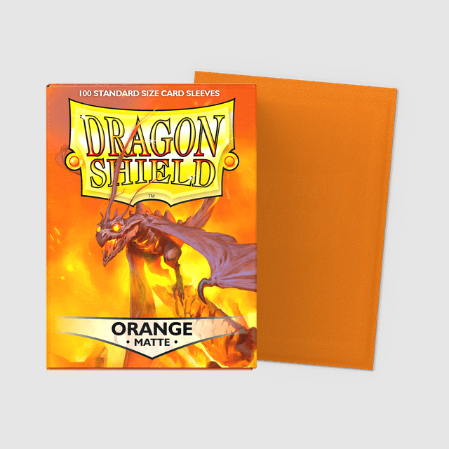 Dragon Shield Sleeves Matte Orange (100)