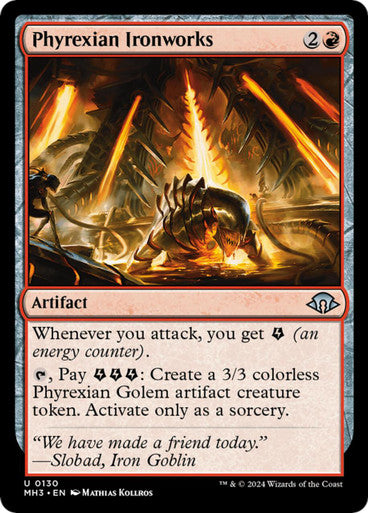 Magic single - Phyrexian Ironworks (MH3)