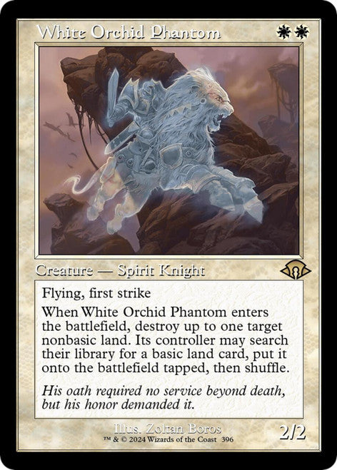 Magic Single - White Orchid Phantom (Retro Frame)
