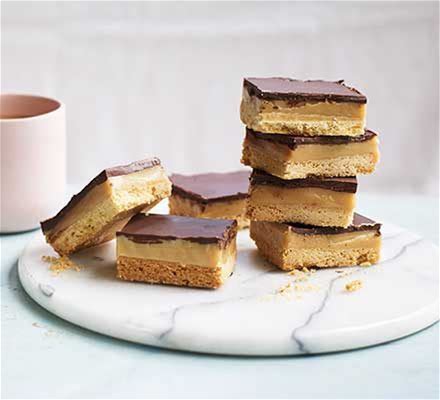 Gluten free millionaire shortbread