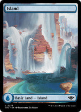 Magic Single - Island (#273) (Full Art) (Foil) (OTJ)