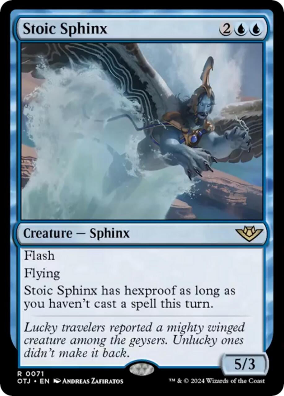 Magic Single - Stoic Sphinx (OTJ)