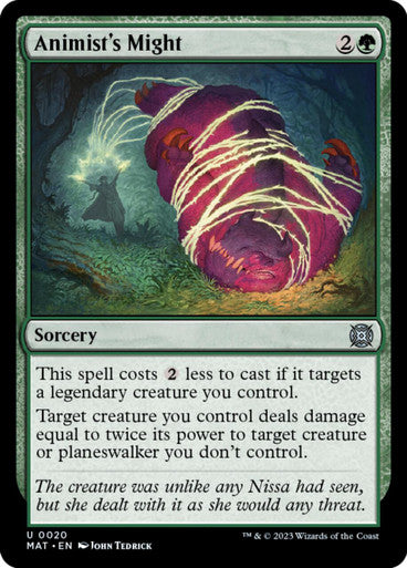 Magic Single Animist's Might