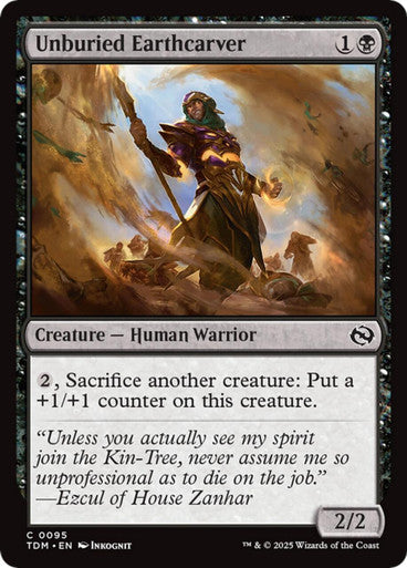 Magic Single - Unburied Earthcarver (TDM)