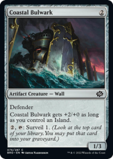 Magic Single - Coastal Bulwark - (BRO)