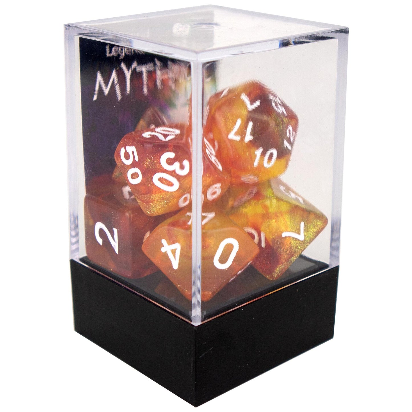 Mythic poly dice - Volcano Fire