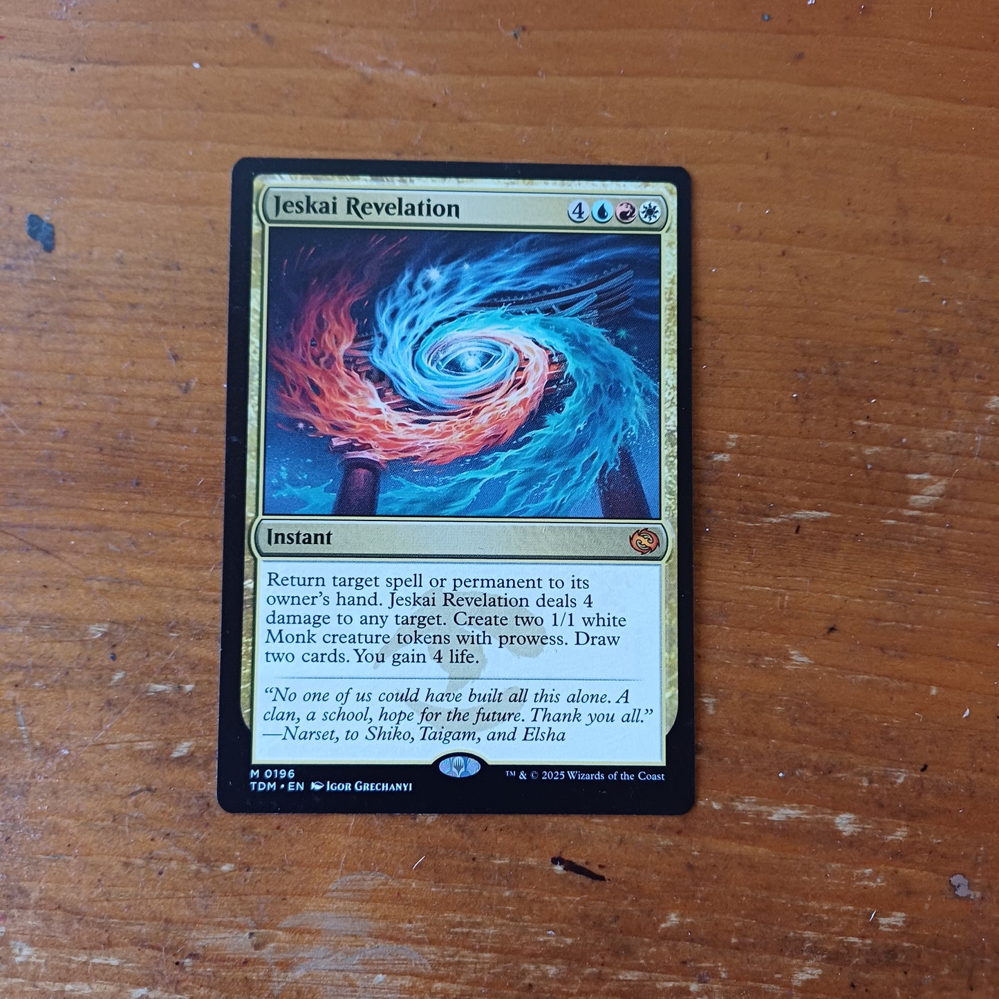 Magic Single - Jeskai Revelation (TDM)