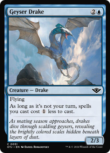 Magic Single - Geyser Drake (OTJ)