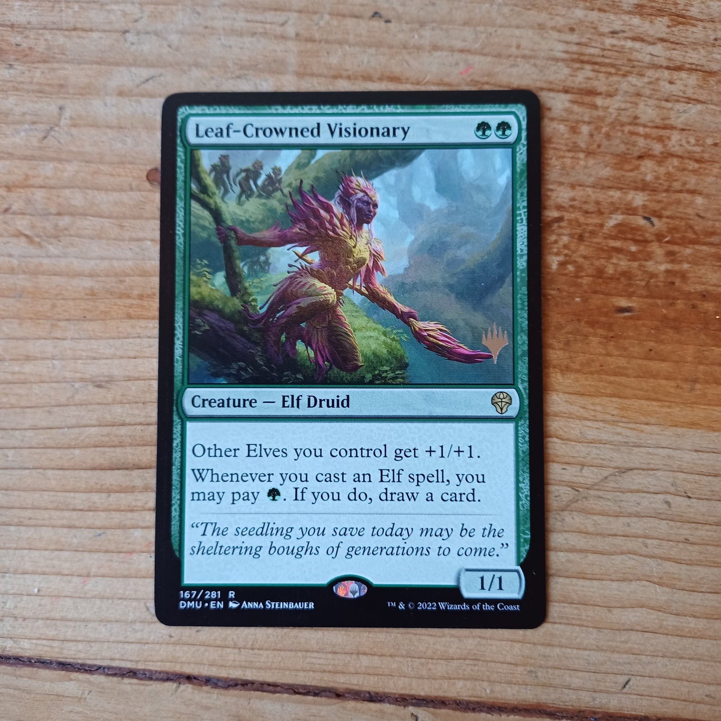Magic Single - leaf-crowned visionary (DMU)