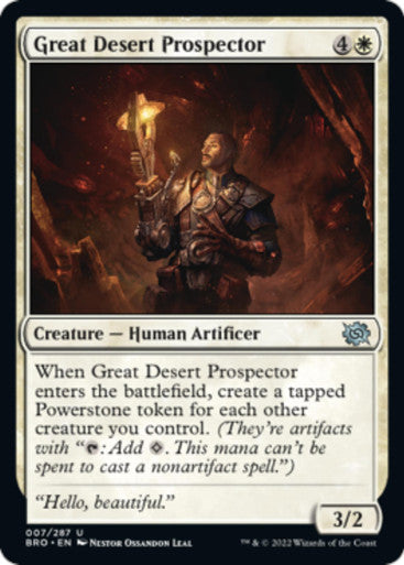 Magic Single - Great Desert Prospector (BRO)