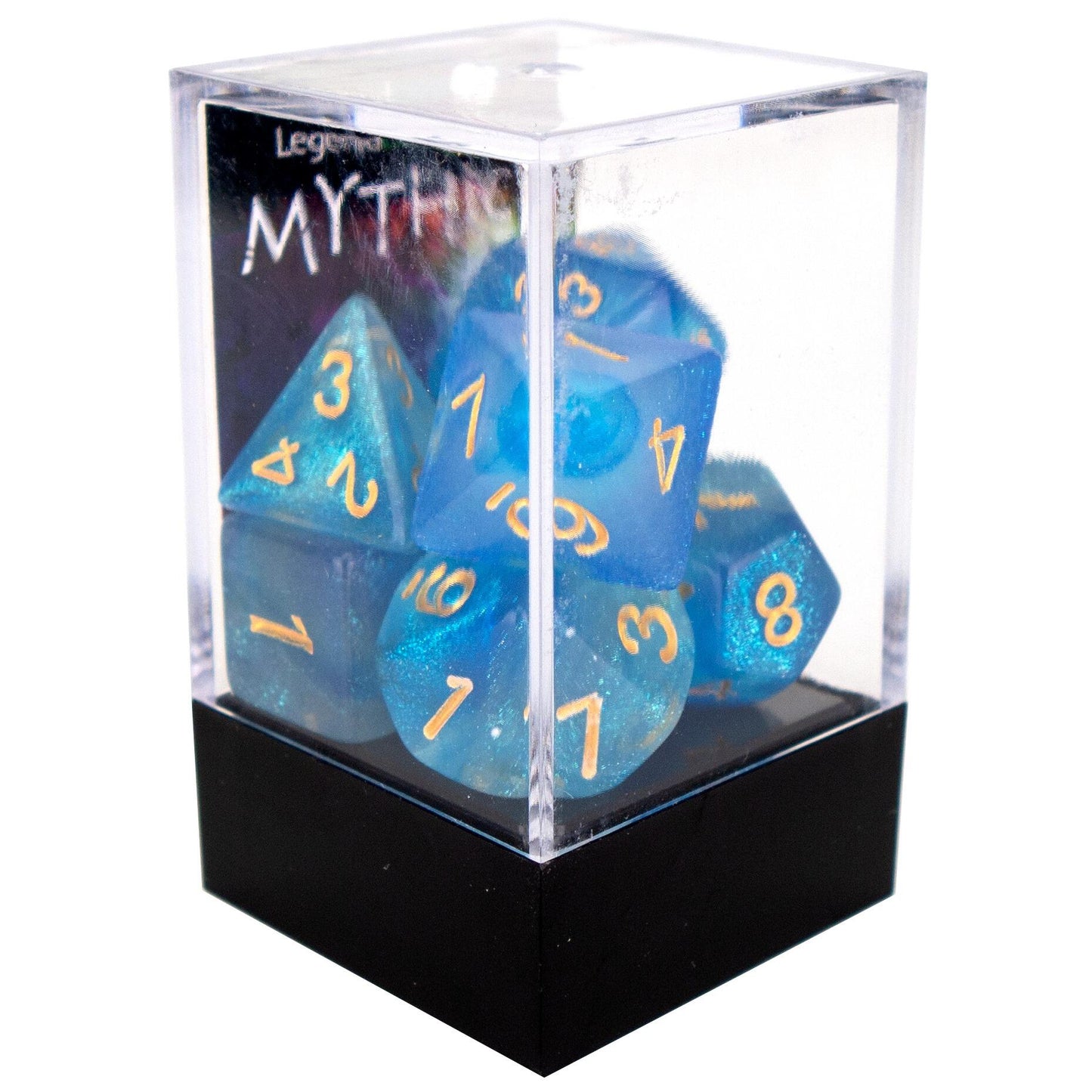 Mythic poly dice - Mermaids Crown