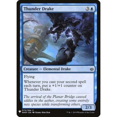 Magic Single - Thunder Drake (WAR)