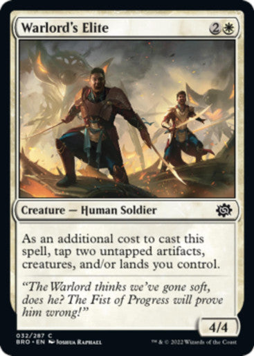 Magic Single - Warlord's Elite (BRO)