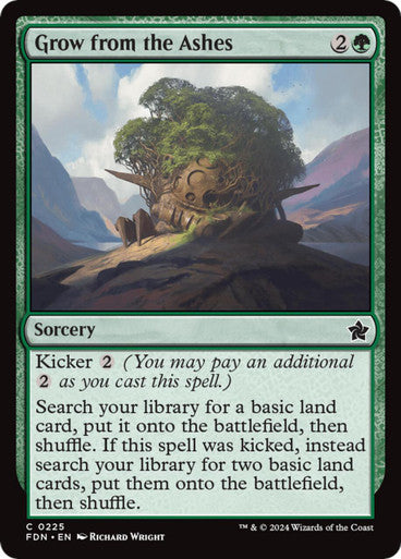 Magic Single - Grow from the Ashes (Foil) (FDN)
