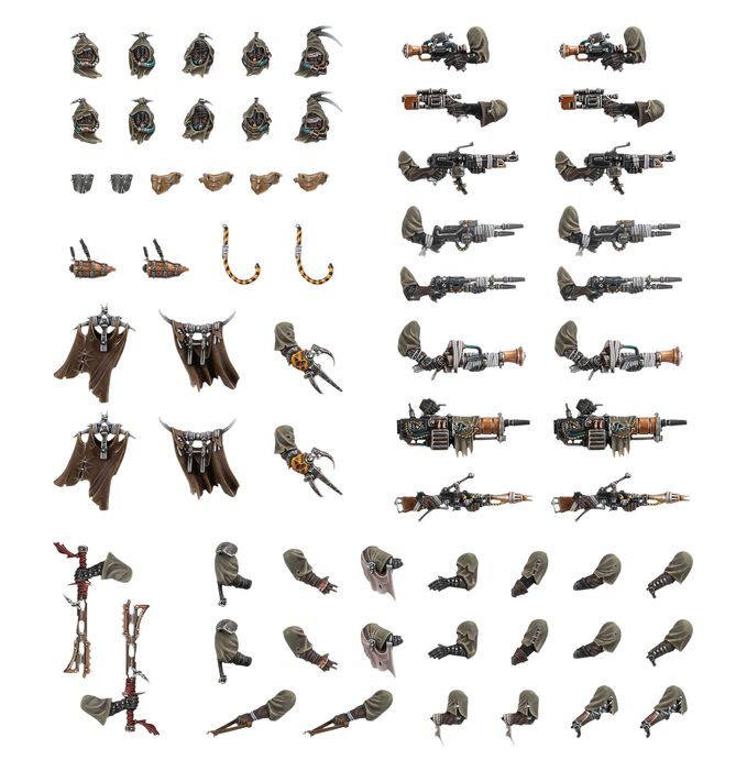 Necromunda: Ash Waste Nomads Weapons and Upgrades