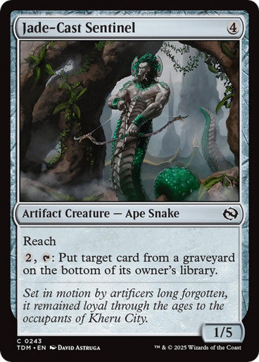 Magic Single - Jade-Cast Sentinel (TDM)