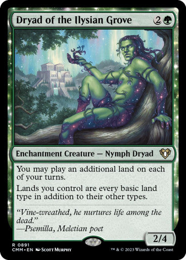 Magic single - Dryad of the Ilysian Grove (CMM)