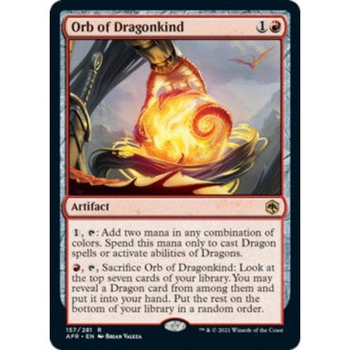 Magic Single - Orb of Dragonkind (foil) - (AFR)