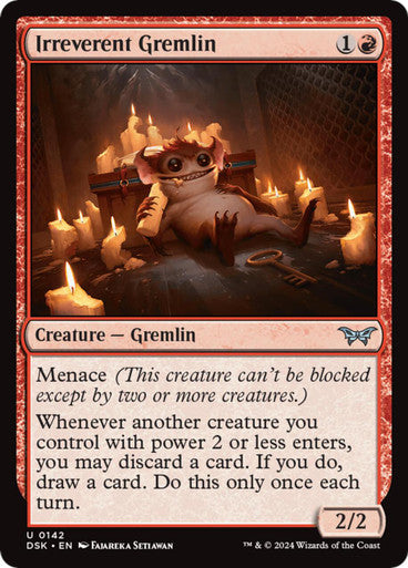 Magic Single - Irreverent Gremlin (Foil) (DSK)