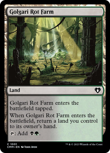 Magic Single - Golgari Rot Farm (CMM)
