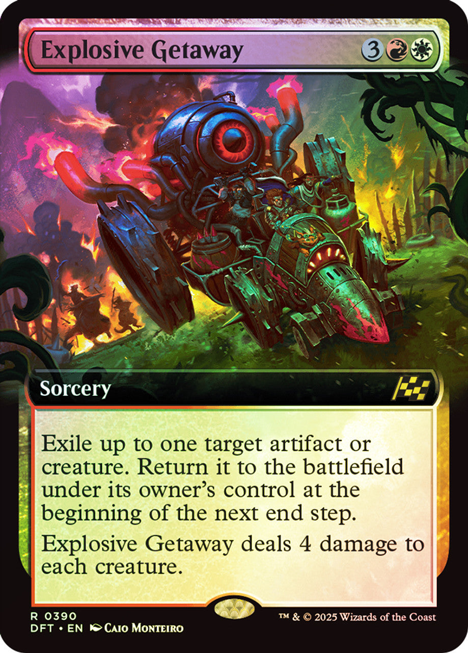 Magic Single - Explosive Getaway (Borderless) (DFT)