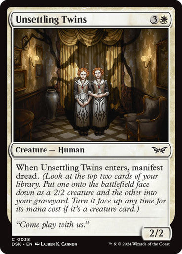 Magic Single - Unsettling Twins (DSK) foil