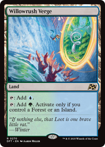 Magic Single - Willowrush Verge (DFT) (FOIL)
