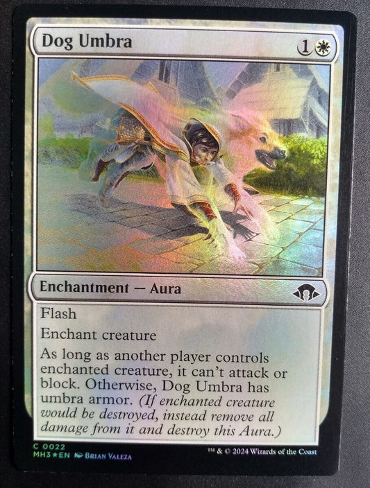 (FOIL) Magic Single- dog umbra (MH3)