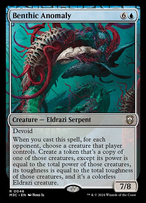 Preview image for the Benthic Anomaly single card for the collectable card game Magic: The Gathering.