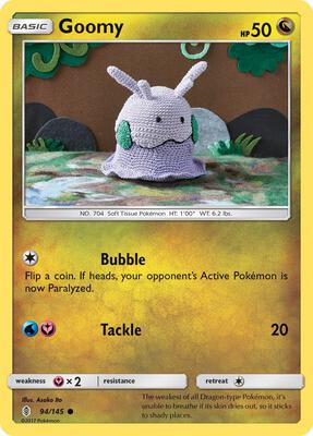 Preview image for the Goomy single card  for the collectable card game Pokemon.