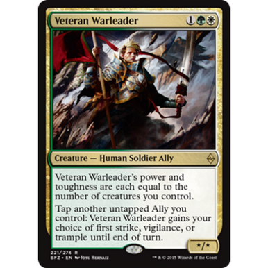 Magic Single - Veteran Warleader (BFZ)