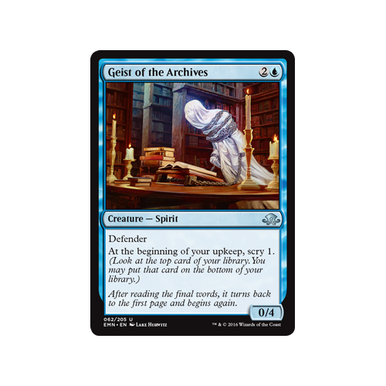 Magic Single - Geist of the Archives (EMN)