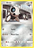 Preview image for the Aron single card  for the collectable card game Pokemon.