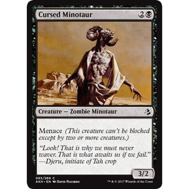 Magic Single - Cursed Minotaur (AKH)
