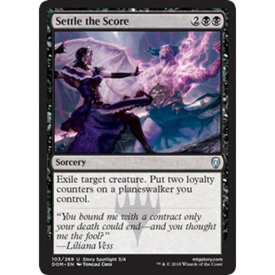 Magic single - Settle the Score (DOM)