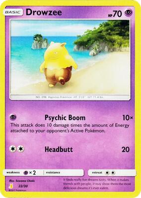 Preview image for the Drowzee single card  for the collectable card game Pokemon.